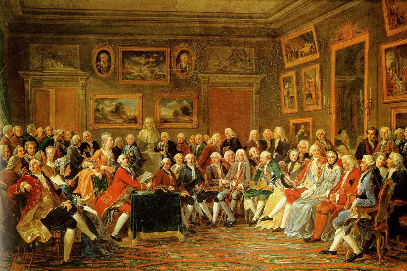 Symbolische Darstellung des philosophischen Vermächtnisses der Aufklärung